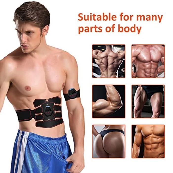 Électrostimulateur pour abdominaux ceintures de massage et  électrostimulateurs stimulateur musculaire - DIAYTAR SÉNÉGAL