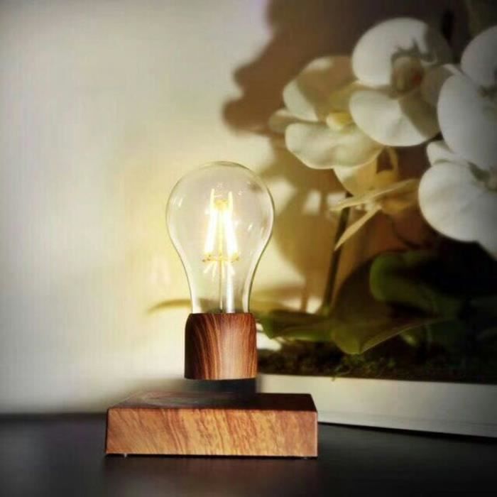 Lampe de bureau flottante lévitation magnétique LED Ampoule Cadeaux  uniques, décoration de chambre, jouets de technologie - Cdiscount Maison