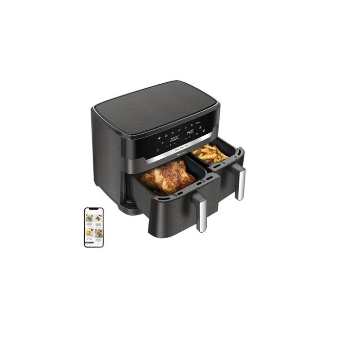 Lot De 100 Feuilles Papier Sulfurisé Pour Friteuse à Air - 50 Feuilles 5,2L + 50 Feuilles 3,1L - Compatible Philips, Tefal, Moulinex - 3