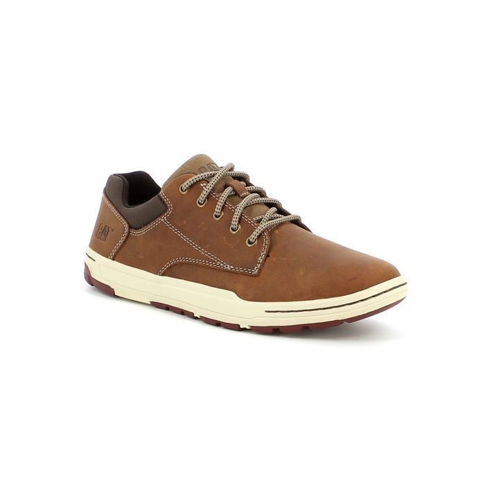 Basket basse CATERPILLAR Colfax Homme Marron Cuir Lacets