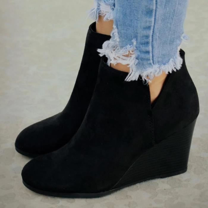 Bottines semelle compensée outlet