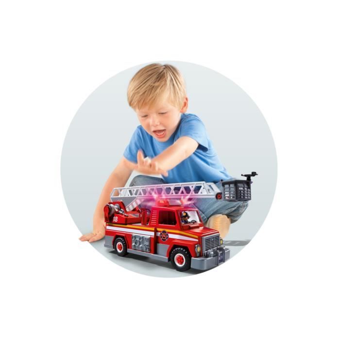 Playmobil Enfant Fille Gris et Noir Gilet Rouge 4159 6145
