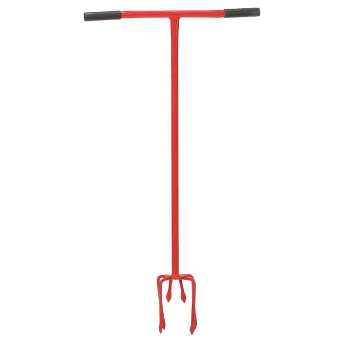 Griffe de jardin - Rouge Acier 146153 - Cdiscount Jardin