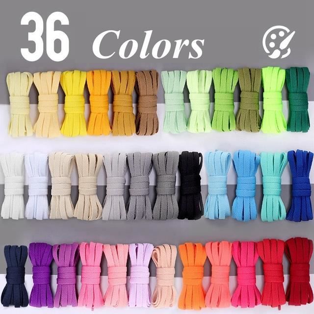 Lacets de new arrivals couleurs pour baskets