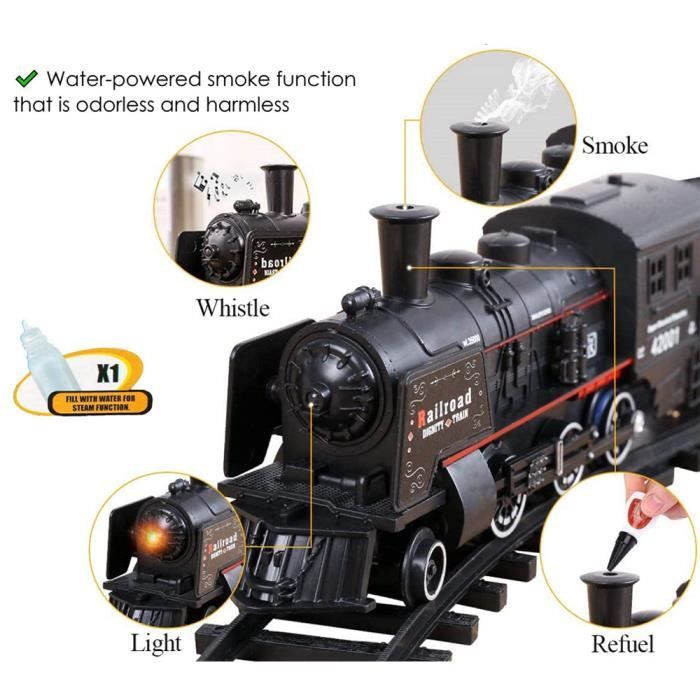 33884 - Locomotive à vapeur à piles Brio : King Jouet, Les autres véhicules  Brio - Véhicules, circuits et jouets radiocommandés