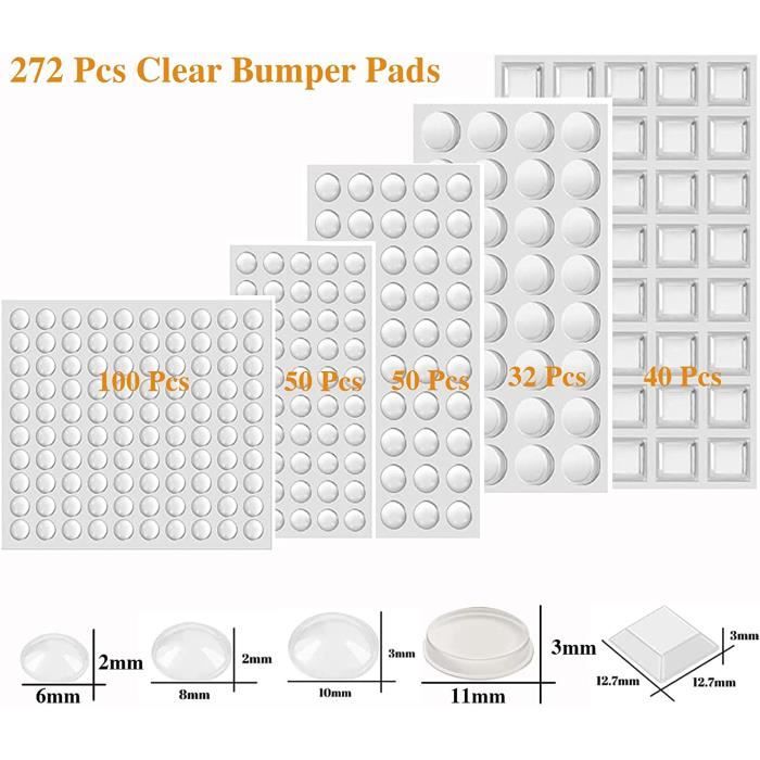 Pieds Auto-adhésifs Silicone – 50 Pièces, 8-20 Mm, Butées Pour Meubles