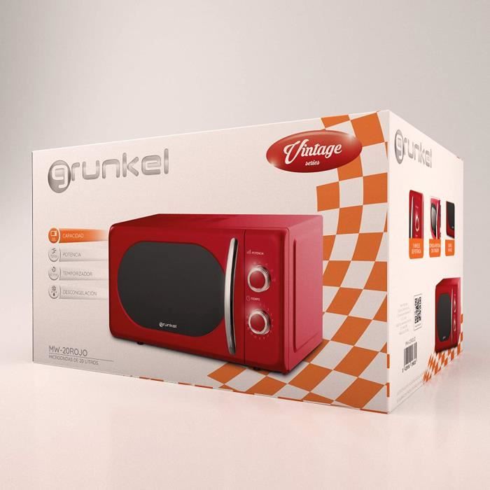 Micro Rouge 20L micro-ondes rouge - Cdiscount Electroménager