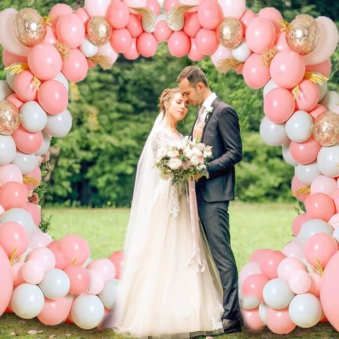 Arche ronde avec pied de support pour ballons, anneau pour décoration de  fête d'anniversaire, baby shower et mariage [0F84063] - Cdiscount Maison
