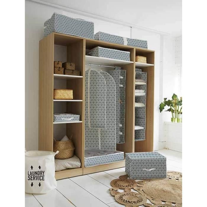 Housse souple sous vide Compactor bleue Missy M Cdiscount Maison