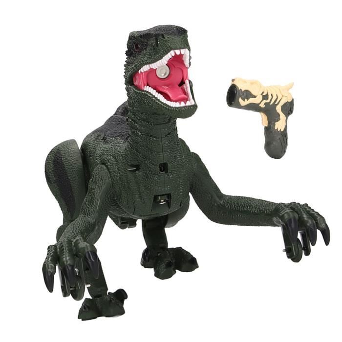 Dinosaure Télécommandé Jouet Electrique 2.4 GHz avec LED Lumineux
