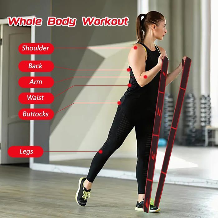 Elastique Musculation, Bande Élastique Fitness 8 Niveaux De Forces