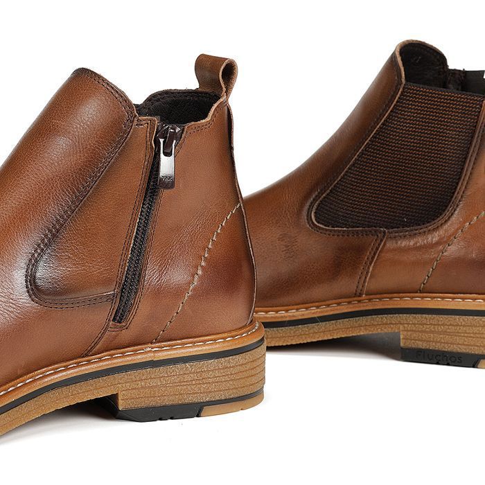 Bottines Homme Fluchos Kasper F1817 Marron Camel - Confort Et Élégance