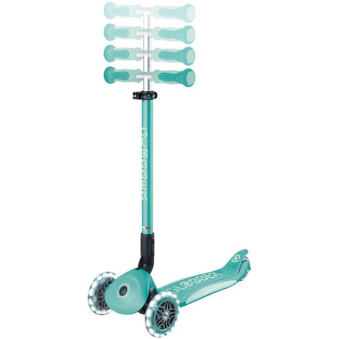 Trottinette 3 roues GO UP ACTIVE LIGHTS avec roues lumineuses Couleur Vert Menthe Trottinette 3 roues GO UP ACTIVE LIGHTS avec roues lumineuses Couleur Vert Menthe