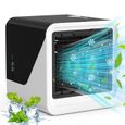 Mini Climatiseur Portable 500ml - Type-C - 3 Vitesses - Silencieux - Blanc VoltPulse