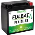 Batterie Fulbat GEL SLA FTX14L-BS GEL 12V 12AH 200 AMPS 150x87x145 + Droite-0