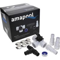 Kit Bypass piscine - AMAPOOL - Vanne 3 voies - Chauffage de piscine et système de filtration à sable