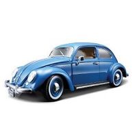 Modèle réduit - BBURAGO - Volkswagen Kafer Beetle (1955) - Collection Gold - Echelle 1/18 - Bleu