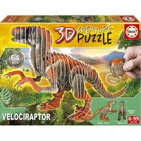 EDUCA - Velociraptor – 3D Creature Puzzle