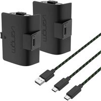 Pack de deux batteries rechargeables pour manette Xbox Series - VENOM - VS2882 - Noir