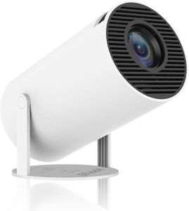 Vidéoprojecteur [Auto Keystone] Mini Videoprojecteur 1080P, Projecteur Video avec Retournement à 180°, Retroprojecteur Portable WiFi.[Z207]
