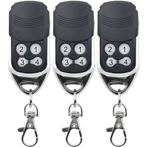 Télécommande universelle 4 en 1 (433 MHz) - Compatible portail, porte