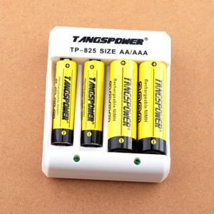 Batterie 4 pièces-Pile Aa Lithium-ion Rechargeable, 1.5v, 9800mwh, Pour  Télécommande, Souris, Petit Ventilat - Cdiscount Bricolage