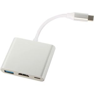 ADAPTATEUR AUDIO-VIDÉO  QIANRENON Adaptateur multiport USB C vers HDMI Typ