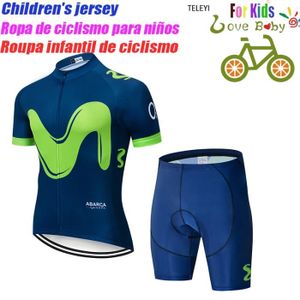 DÉCORATION DE VÉLO enfants Vélo ensemble - S - Ensemble de maillot de cyclisme pour enfants, vêtements de vélo pour garçons, séc