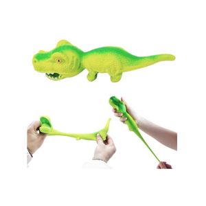 peluche ronde anti-stress dinosaure - tobar vert garcon