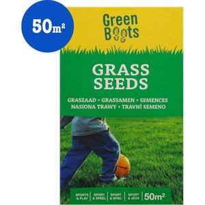 GRAINE - SEMENCE Graines de gazon - Green Boots - Sport & Play - Convient à tous les types de sols