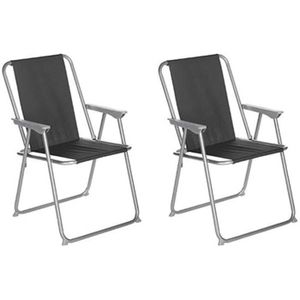 Lot de 2 chaises de camping pliantes Oxfort Violet 53 x 46 x 74 cm En métal Lot de 2 chaises de camping pliantes Oxfort Violet 53 x 46 x 74 cm En métal