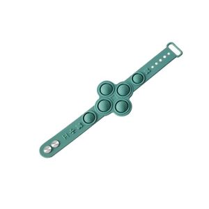 HAND SPINNER - ANTI-STRESS Hand spinner,Silicone Décompression Bracelet Puzzle Exercice de décompression Fun Coloré[F636263211]