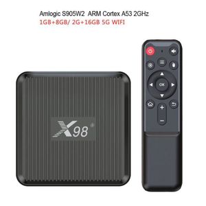 BOX MULTIMEDIA X98Q  Smart TV box Android 11.0 2GB/16GB 2.4Ghz&5G