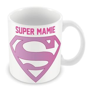 BOL Mug Céramique Tasse Super Mamie Violet Logo Super Héro
