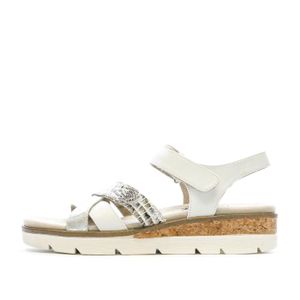 Chaussures sandales blanche femme Cdiscount