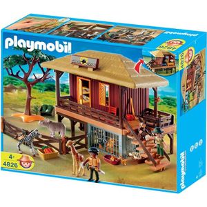 PLAYMOBIL - 70900 - Centre de soins du parc animalier - Bleu - Mixte - 4 ans  et plus - 122 pièces - Cdiscount Jeux - Jouets