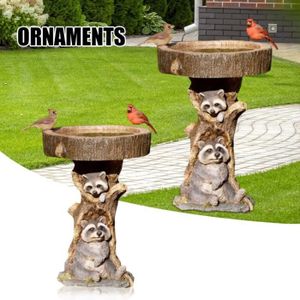 Decoration jardin statue mangeoire pour oiseaux - Cdiscount