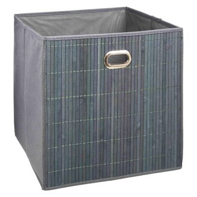 5five - panier ajouré plastique avec couvercle 12l noir - Maison