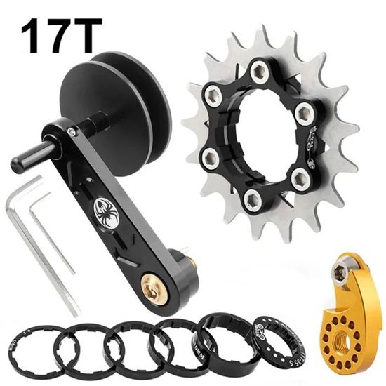 Asixxsix Roue Libre 16T En Fer Avec Adaptateur 20 Mm – Pour Vélo Mono-vitesse, Tricycle électrique, Kart Et Moto