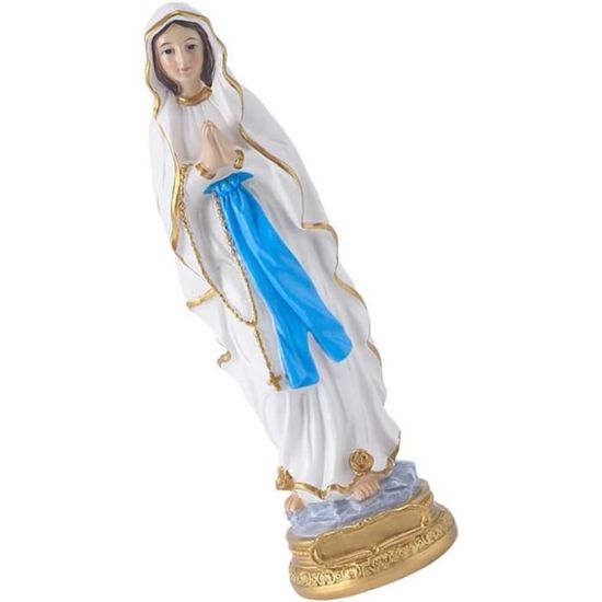 La Sainte Vierge Marie Statue, Petit 30.5 Cm Figurine, Résine De Marbre