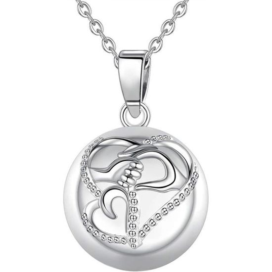 Pendentif Cadre Croix Chrome Hearts - Bébé Cœurs Chromés - Occasion
