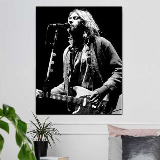 Poster Steve Vai Sur Toile - Déco Murale 40x60cm - Style Sans Cadre - Pour Chambre, Salon Ou Bureau