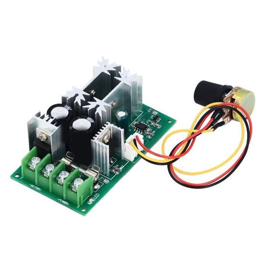 Regolatore Di Velocità Del Motore 12V, Modulatore Di Larghezza Di Impulso Dc10 60v 20a Del Regolatore Di Velocita Del Motore Pwm Guscio Impermeabile - Foto 4