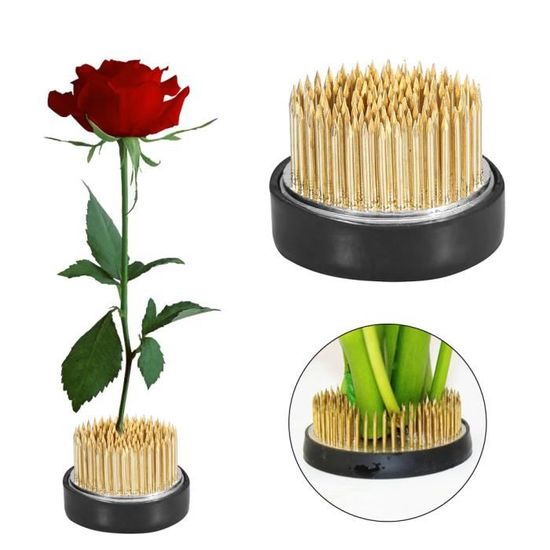 4 Grenouilles Florales En Acier Inoxydable - Support Pour Arrangement De Fleurs, Idéal Bouquet Maison Ou Bureau