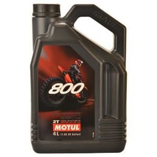 Bidon de 4L d'huile 2 temps Motul 710 pour mélange moto enduro