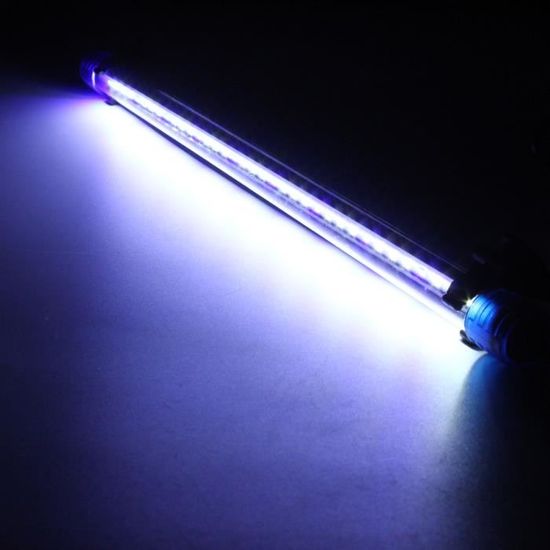 40cm LED Lampe submersible pour aquarium éclairage étanche AC220V Bleu