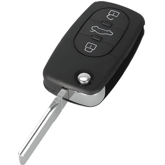 Clé Télécommande Rabattable 3 Boutons Pour Audi - Modèle A3K, Compatible A2, A3, A4, A6, A8, TT