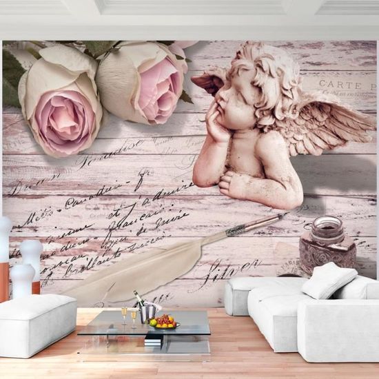 Runa Art Papier Peint Intissé Mural Nuit De Pleine Lune Moderne Toison Salon Chambre à Coucherr Salle - Tableaux Muraux Tapisserie Photo - Noir Et