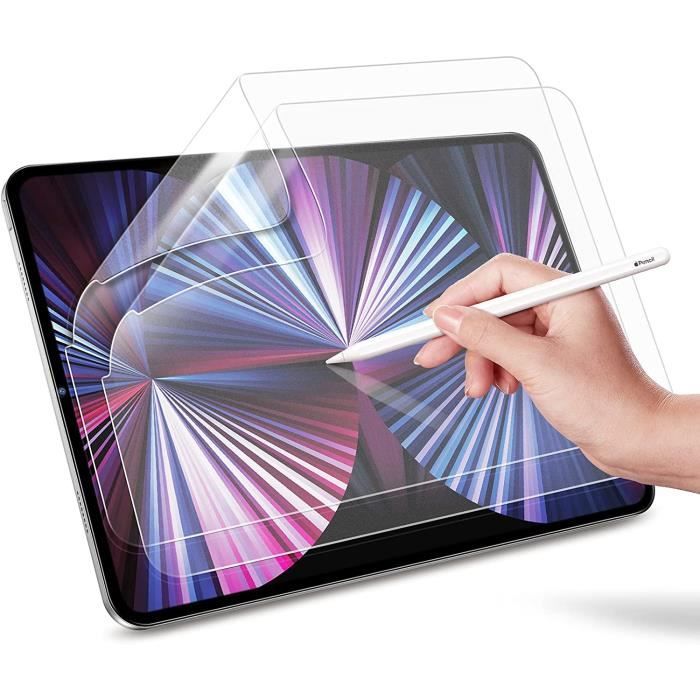 2 protections d'écran compatible avec ipad pro 11 2021 et 2020 et ipad