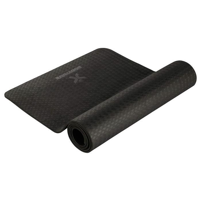 BODYMATE Tapis de Yoga Premium Non Toxique en TPE 183cmx61cm - Épaisseur 6mm - Qualité contrôlée par SGS - Tapis Pilates, Yoga, F